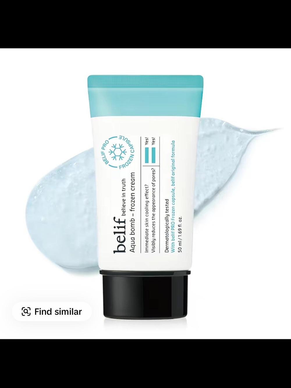 belif Aqua Bomb Soothing Cream with Panthenol & Niacinamide